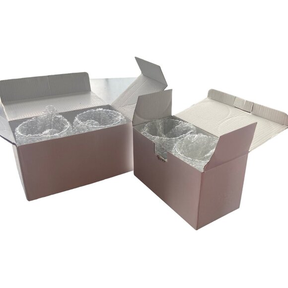 Def Leppard Set of 4 Low Ball Cocktail Glasses Size 3.5" x 4" New in Box - Picture 12 of 14